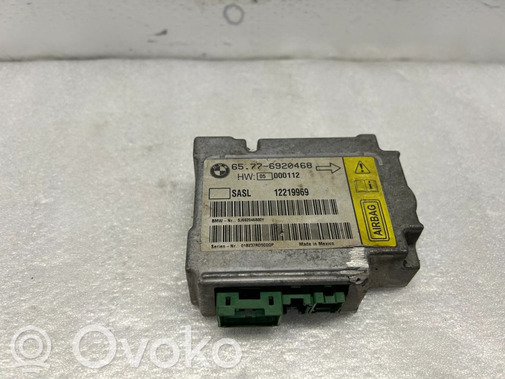 Module de contrôle airbag   65776920468