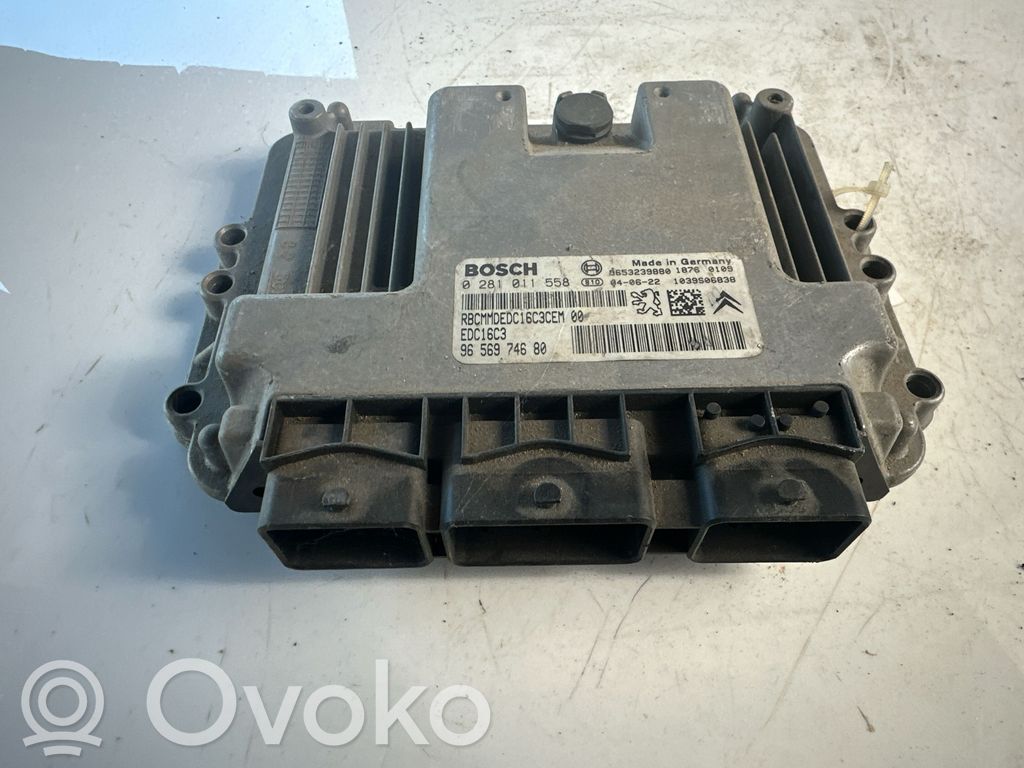 Engine control unit/module   0281011558,9656974680,9653239880