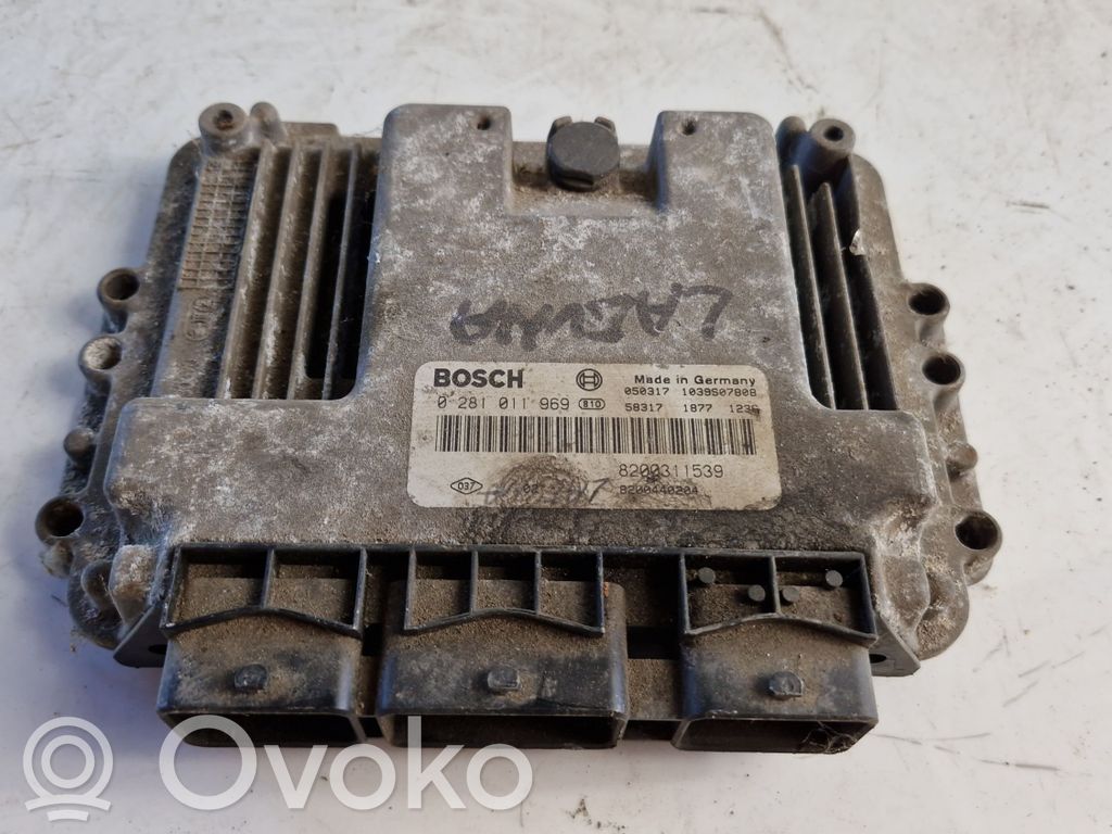 Motorsteuergerät/-modul   8200311539,0281011969