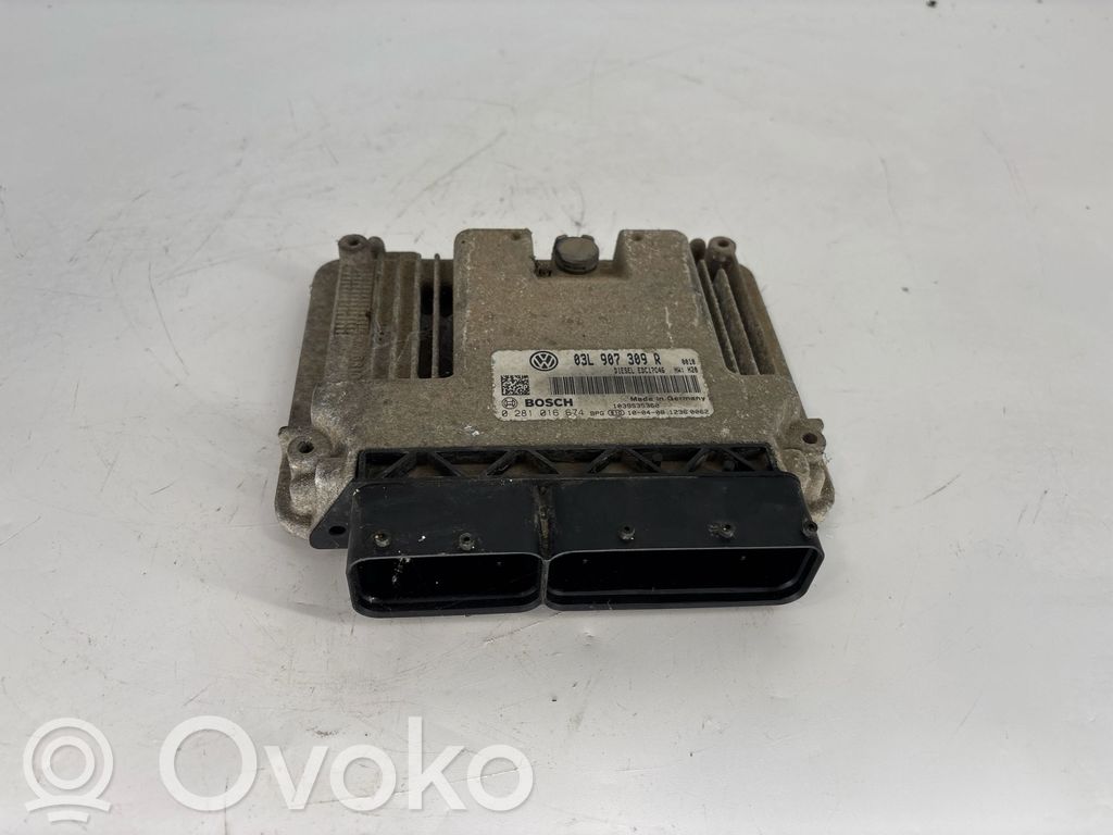 Engine control unit/module   03L907309R,0281016674,1039S35360