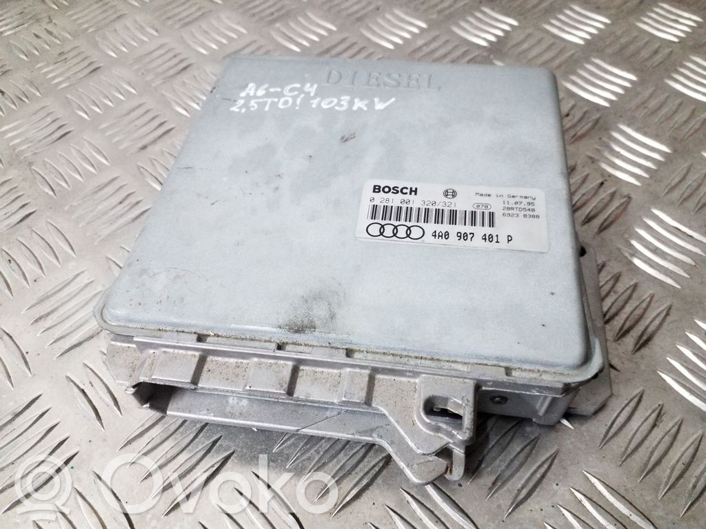 Engine control unit/module   0281001320,4A0907401P