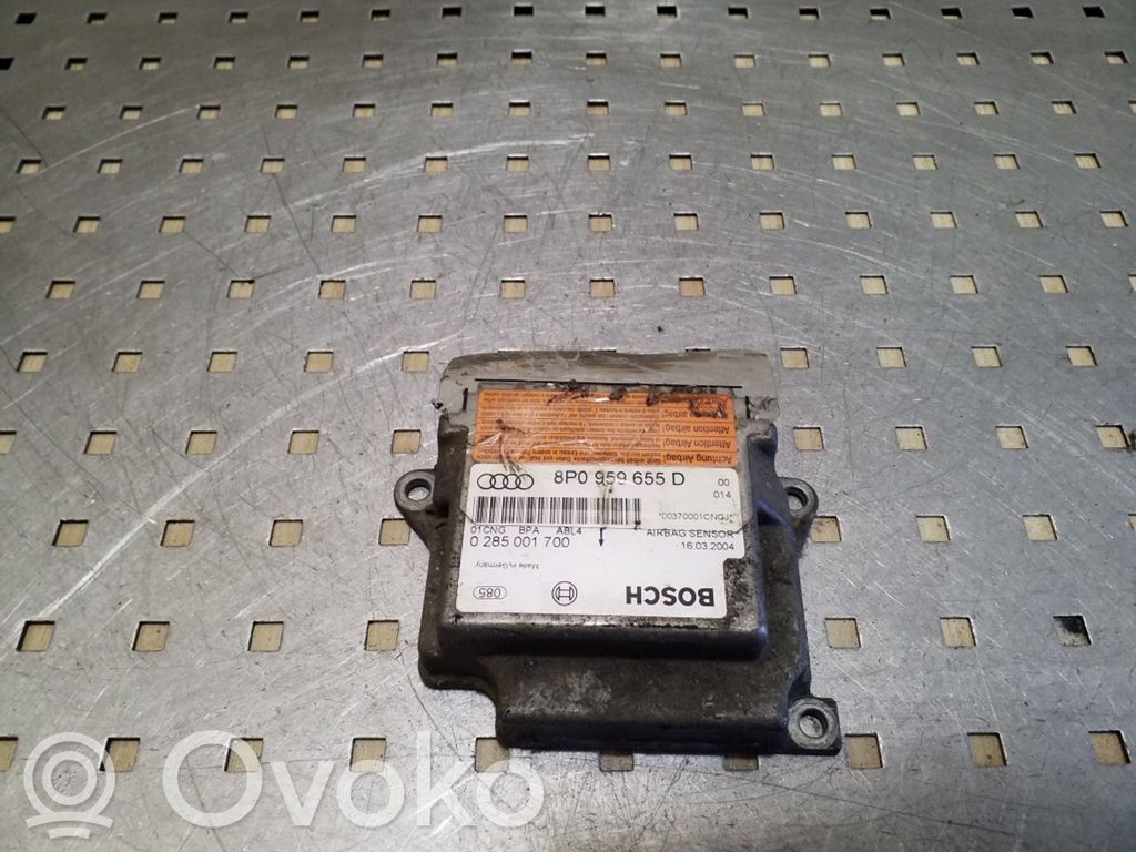 Airbag control unit/module   8P0959655D,0285001700