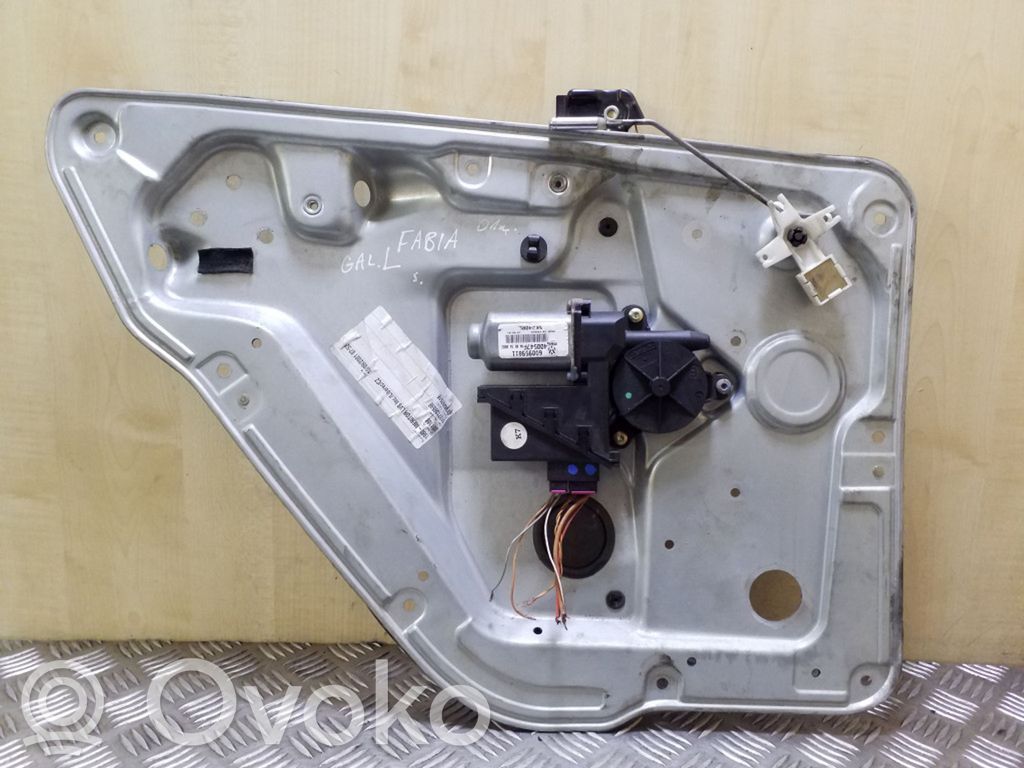 Elektryczny podnośnik szyby drzwi tylnych   6Y0839755C,6Q0959811