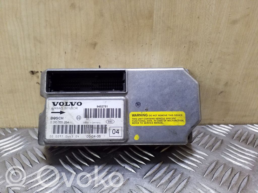 Airbag control unit/module   9452751,0285001254