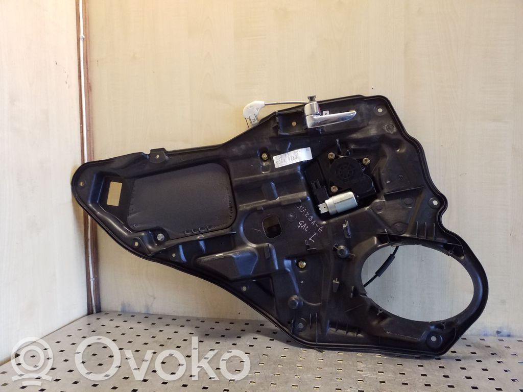 Mazda 6 Regulador de puerta trasera con motor 