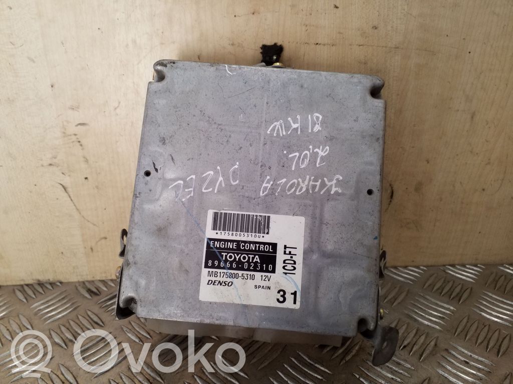 Engine control unit/module   8966602310,MB1758005310