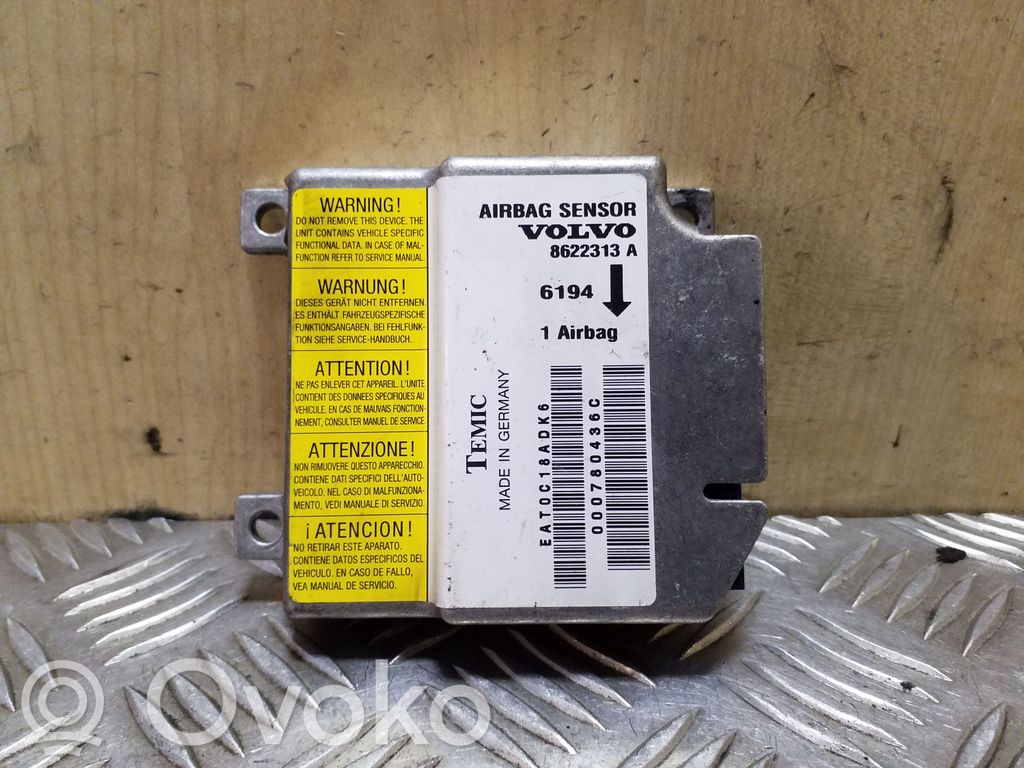 Volvo S70  V70  V70 XC Airbag control unit/module 