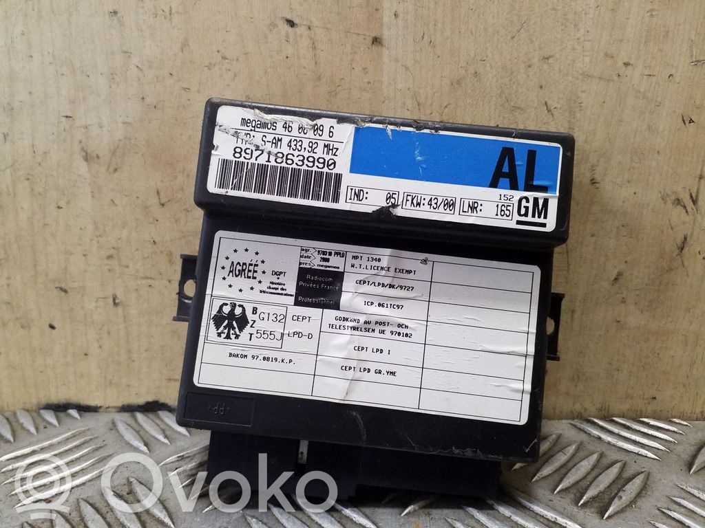 Module confort   8971863990,4608096