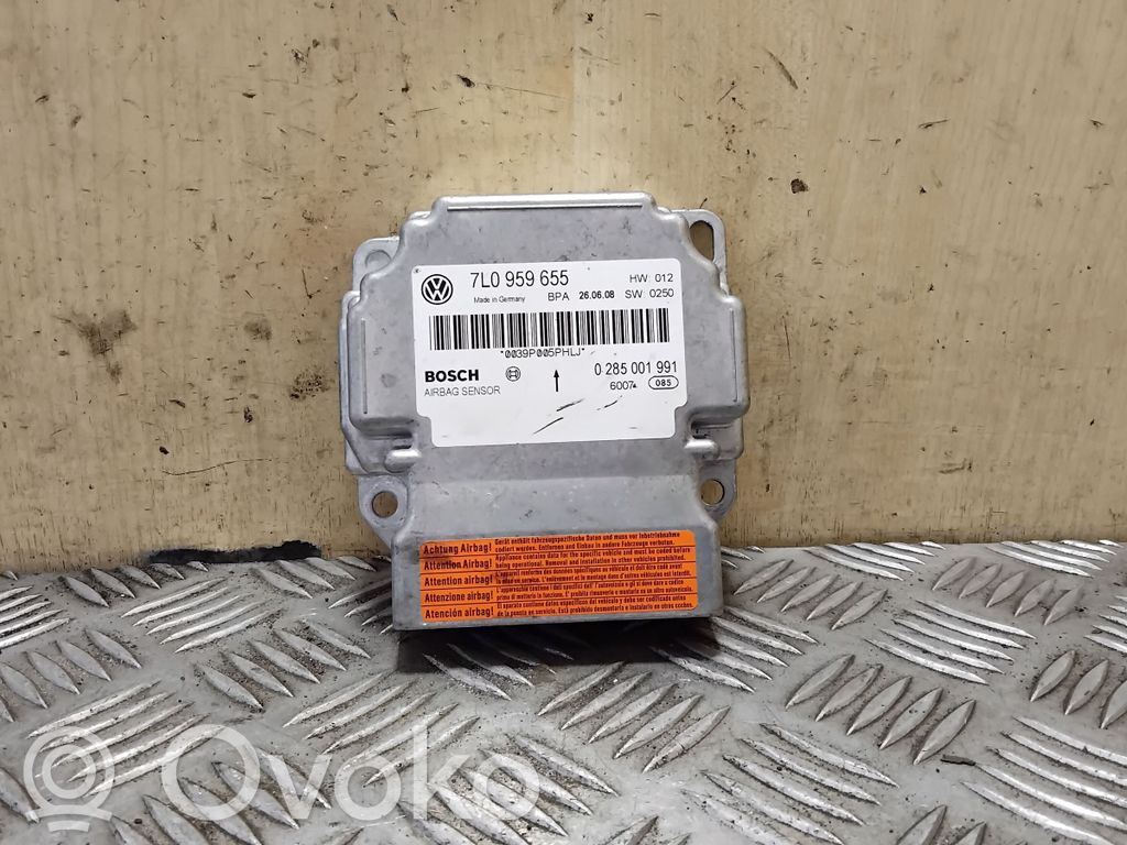 Volkswagen Touareg I Centralina/modulo airbag 
