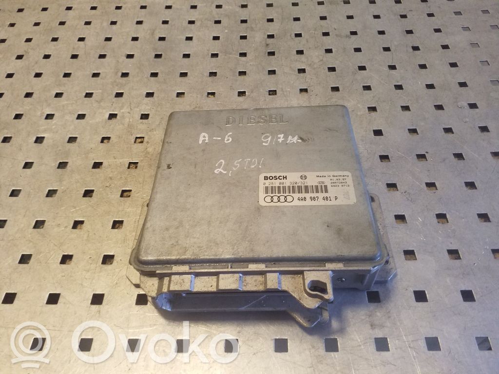 Engine control unit/module   4A0907401P,0281001320