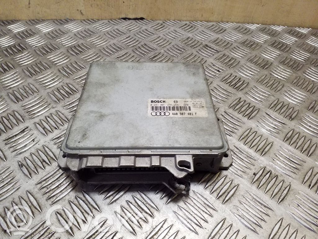 Engine control unit/module   4A0907401F,0281001255,0281001256