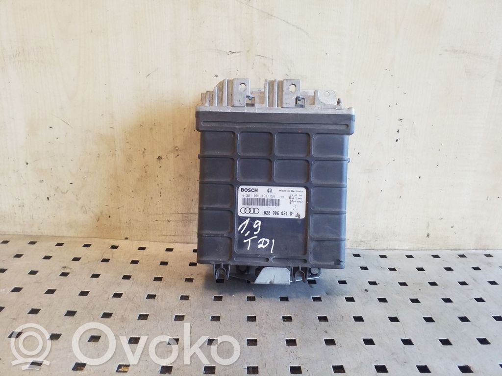 Engine control unit/module   028906021D,0281001197