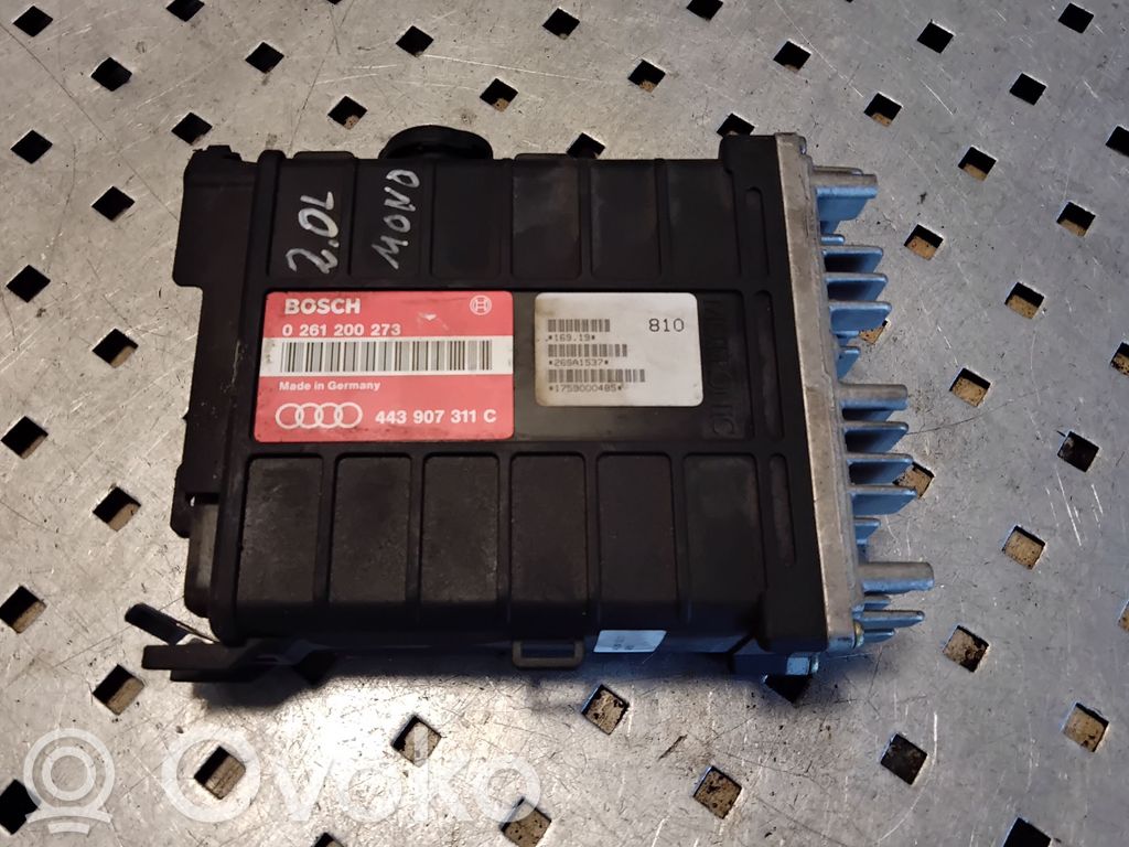 Unidad de control/módulo del motor   443907311C,0261200273