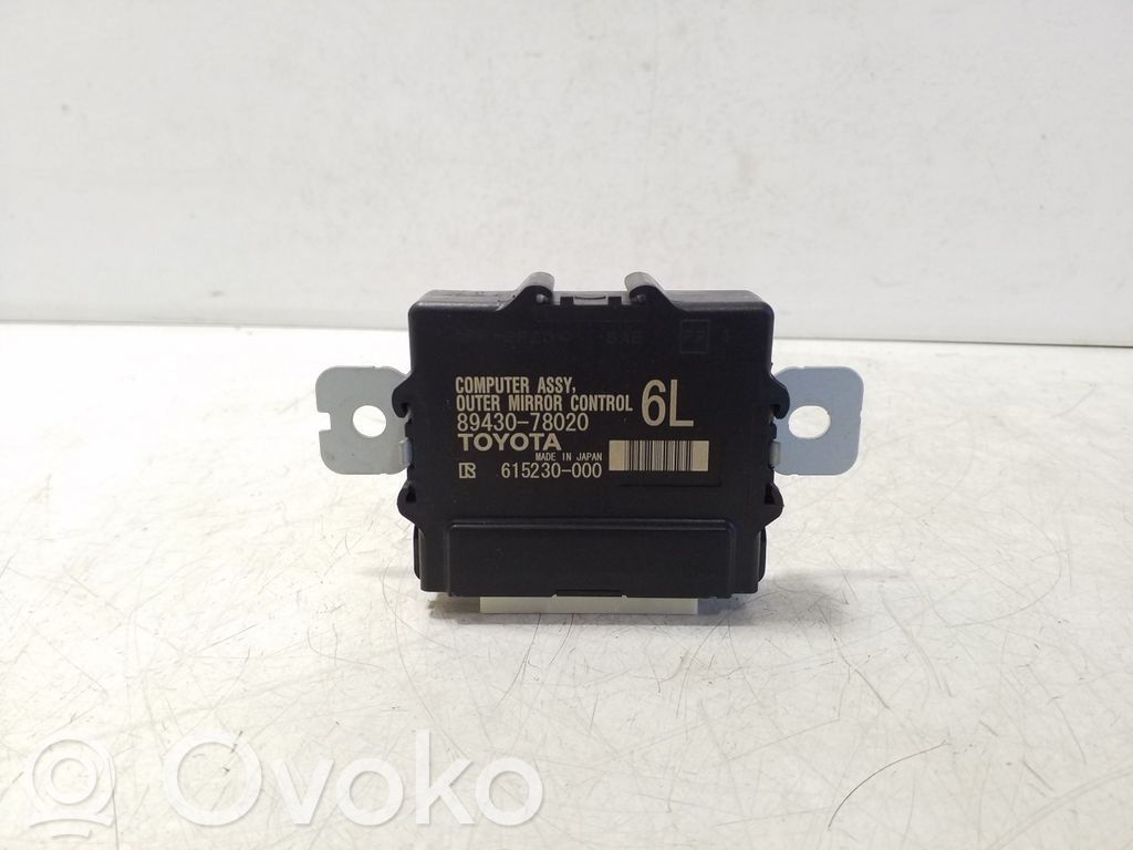 Lexus NX Module de commande rétroviseur latéral 