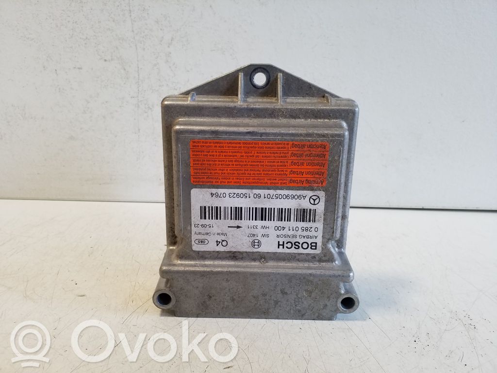 Unitate/modul de comandă airbaguri   0285011400,A9069005701