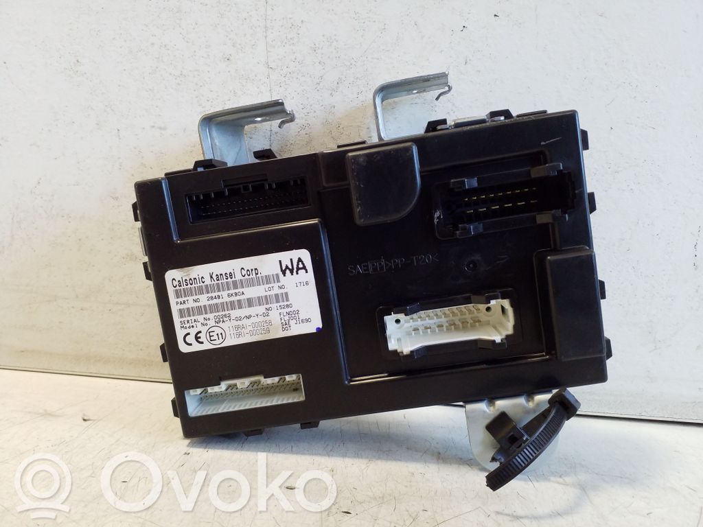 Nissan Navara D23 Central body control module 