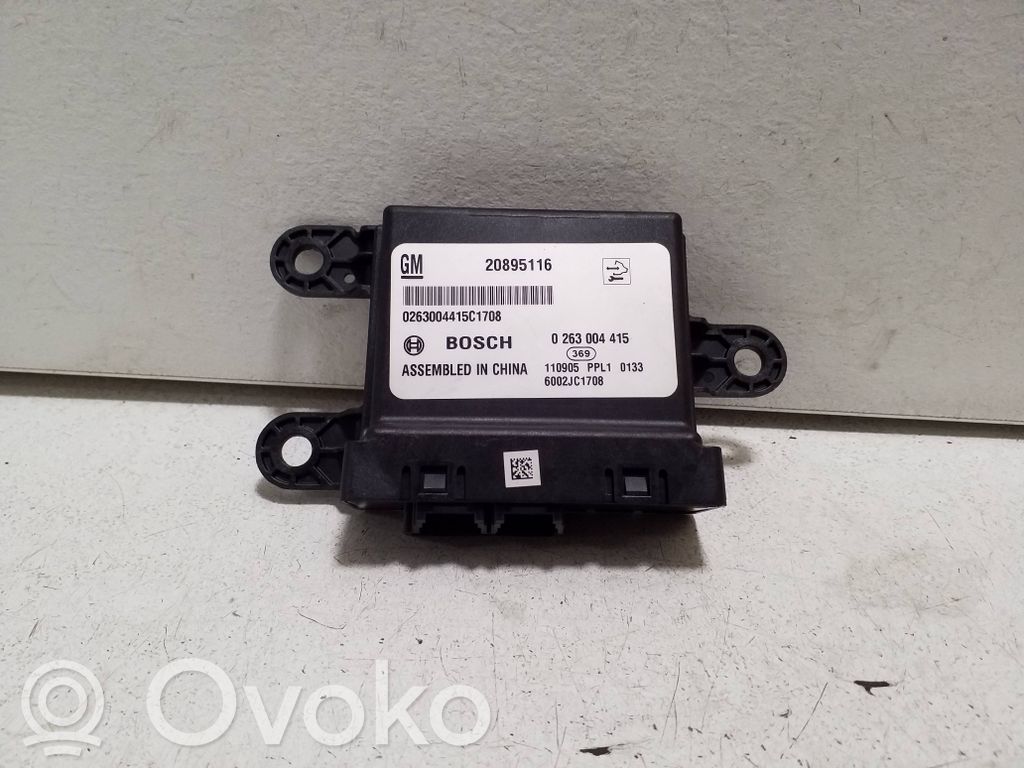 Chevrolet Orlando Unité de commande, module PDC aide au stationnement 