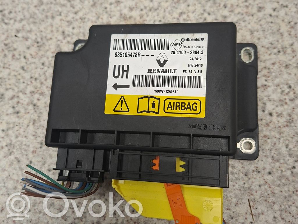 Renault Megane III Sterownik / Moduł Airbag 