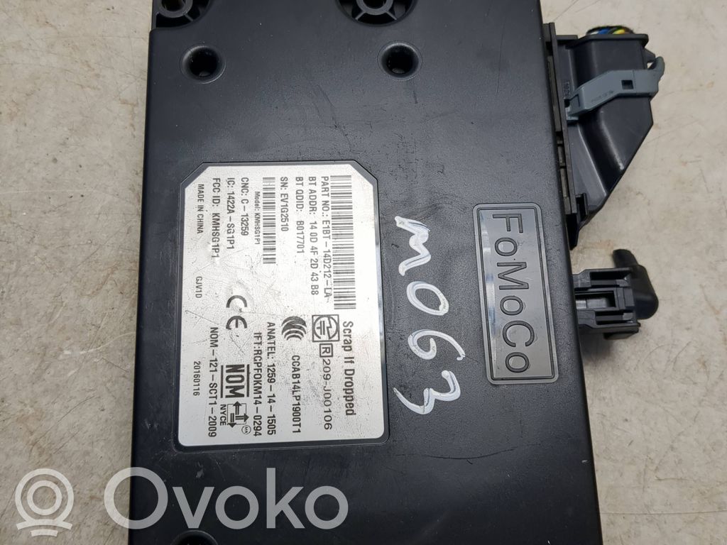 Ford Ecosport Bluetooth control unit module 