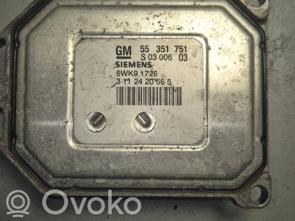 Opel Astra G Engine control unit/module 