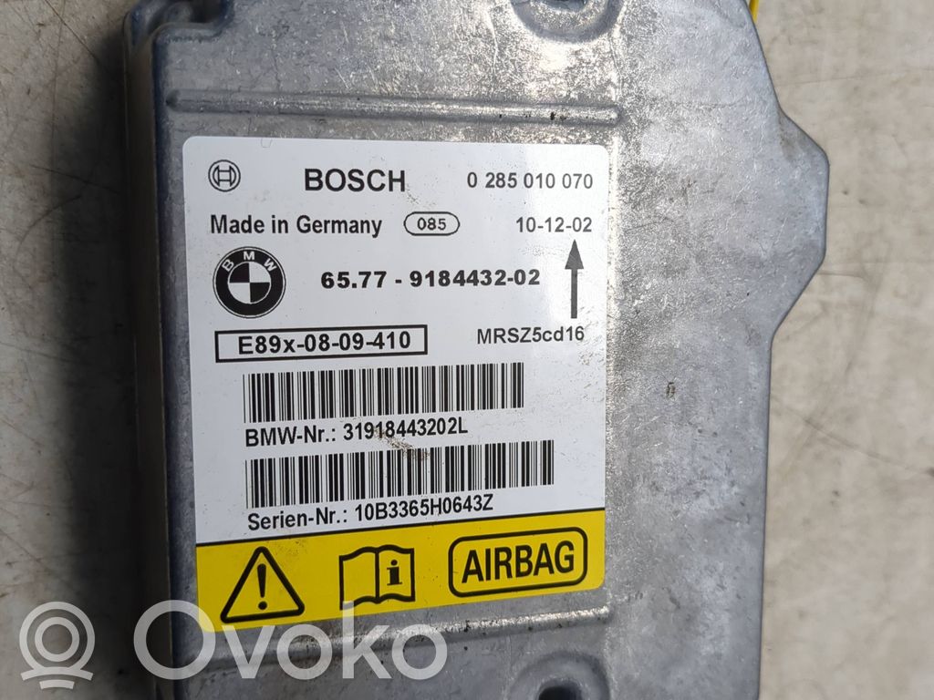 BMW 3 E90 E91 Sterownik / Moduł Airbag 