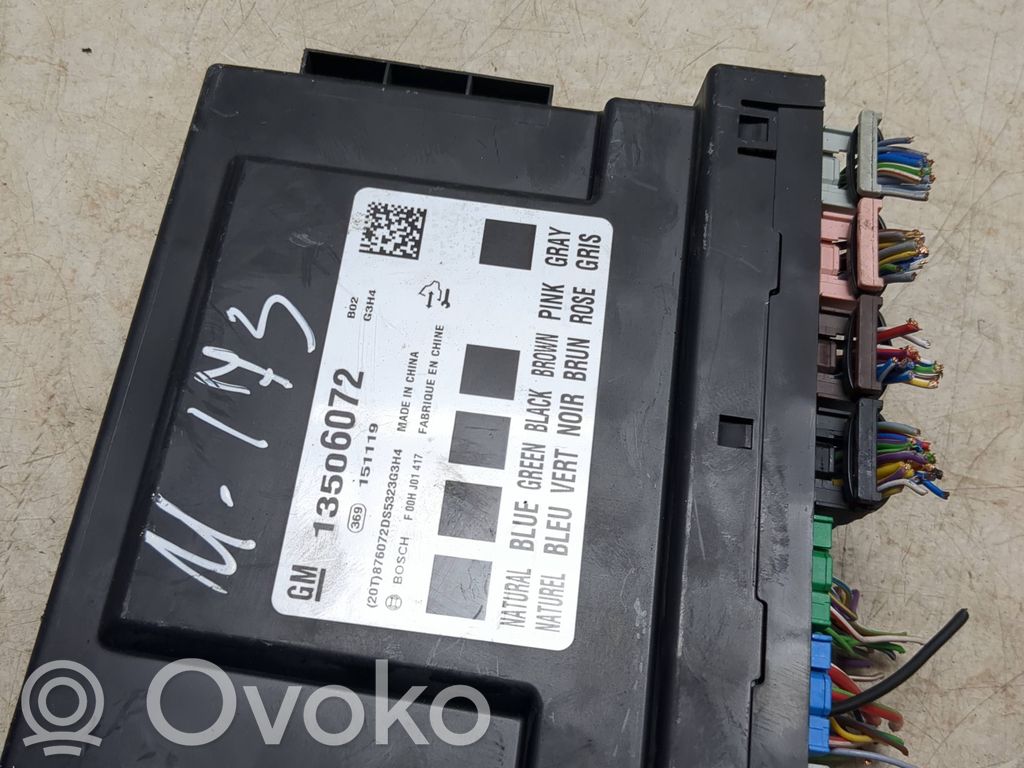 Opel Astra K Other control units/modules 