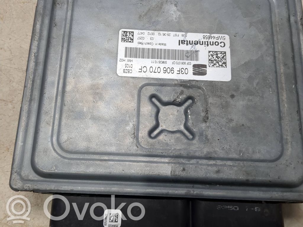 Engine control unit/module   03F906070CF,5WP44658