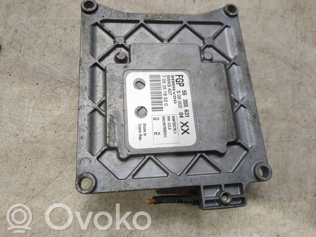 Engine control unit/module   55355631,7052519520,5WK9407