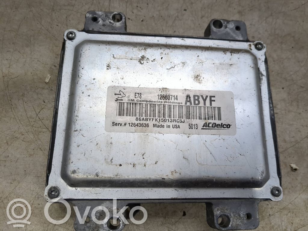 Opel Zafira C Engine control unit/module 