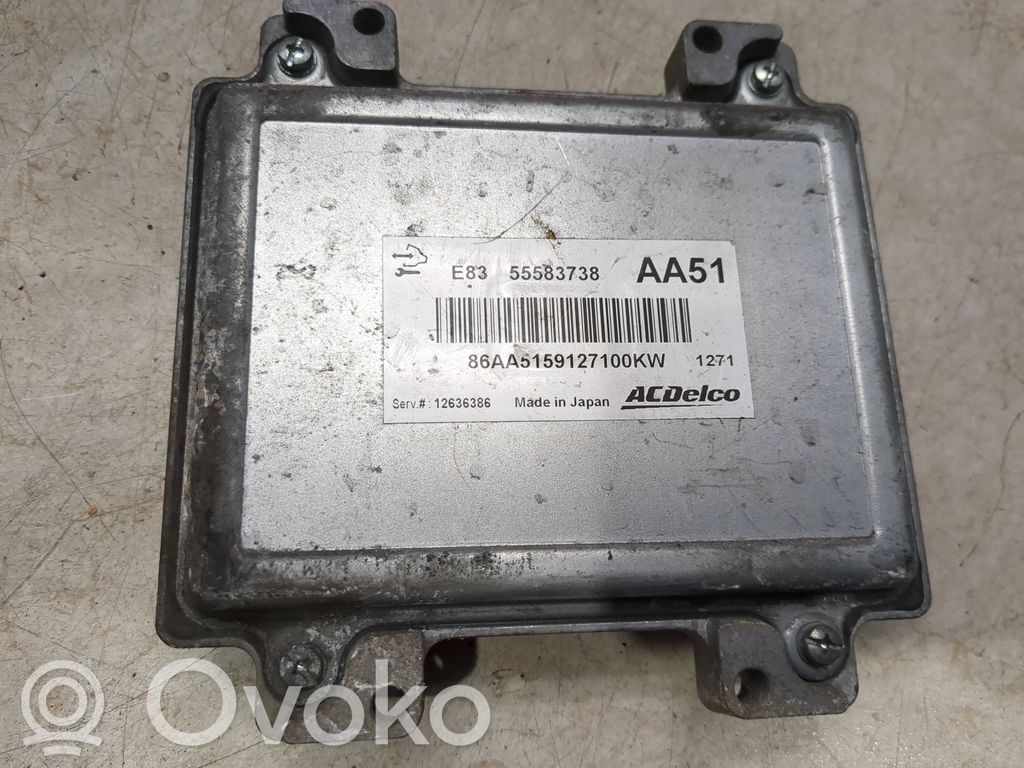 Opel Meriva B Engine control unit/module 
