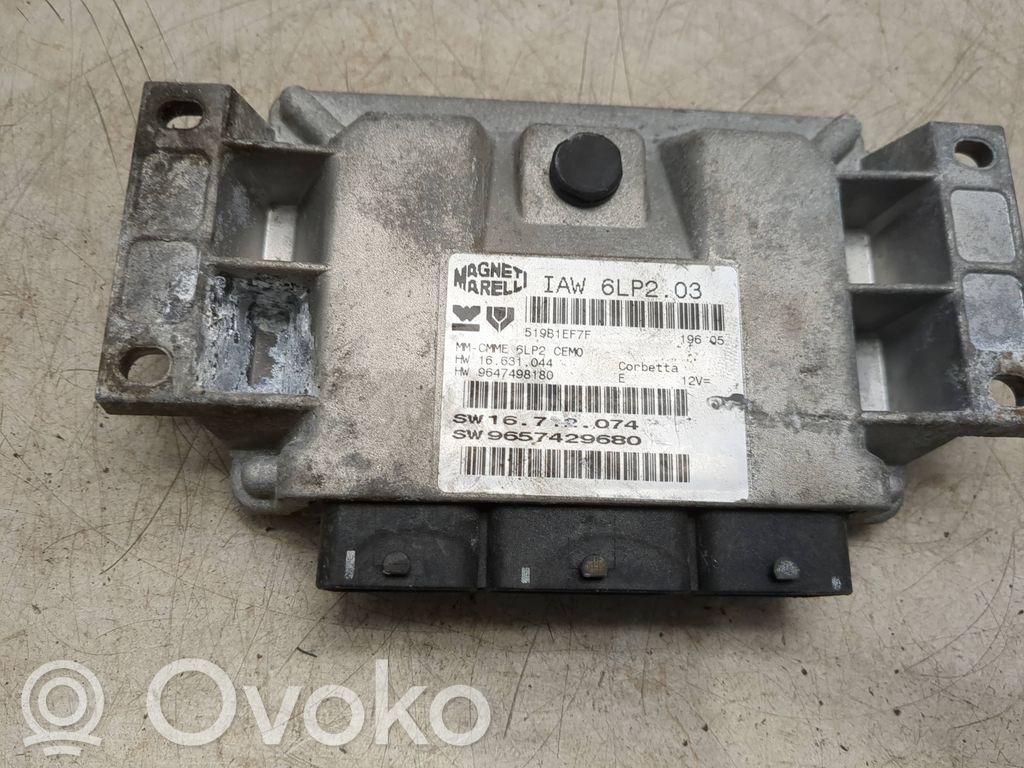 Peugeot 206 Engine control unit/module 