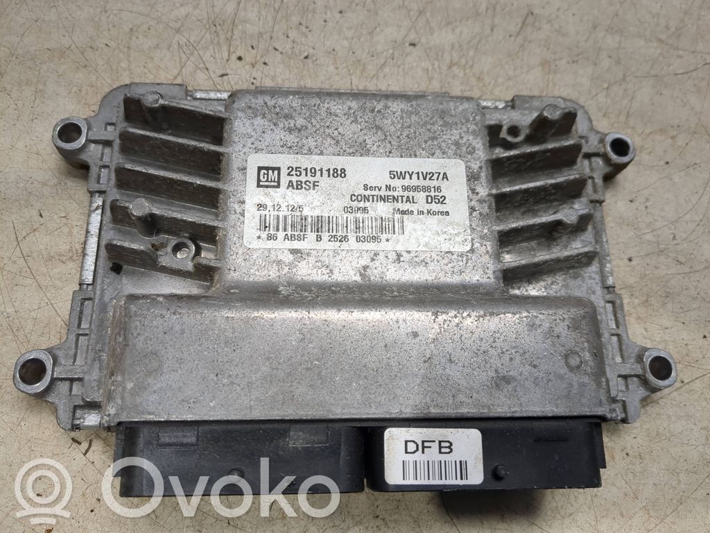 Chevrolet Spark Engine control unit/module 