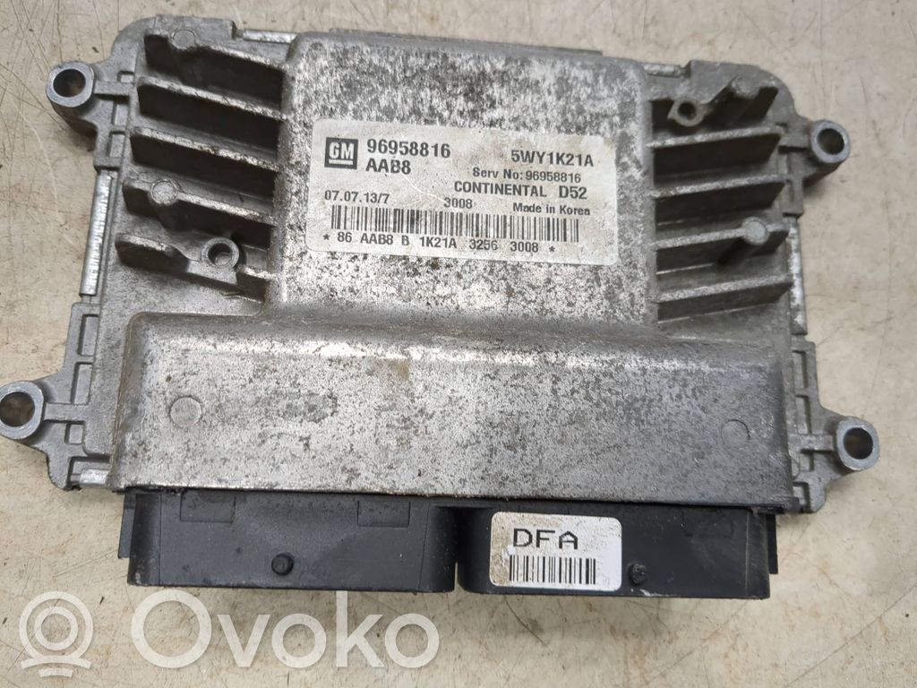 Engine control unit/module   96958816,5WY1K21A