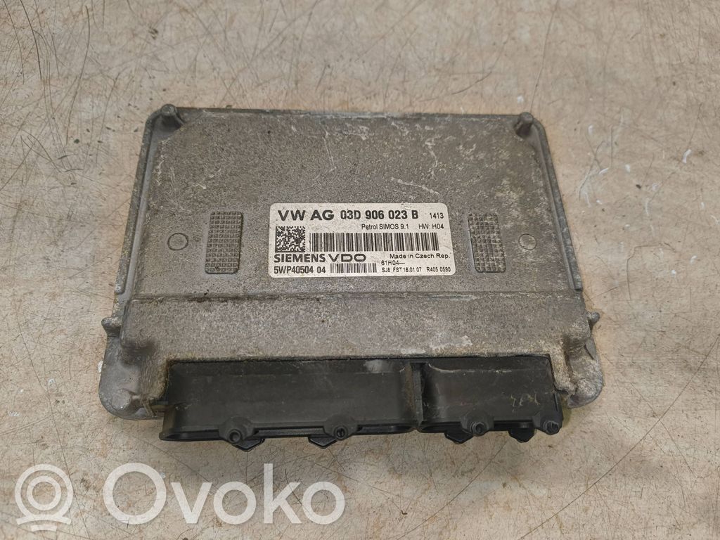 Engine control unit/module   03D906023B,5WP4050404,SM0691