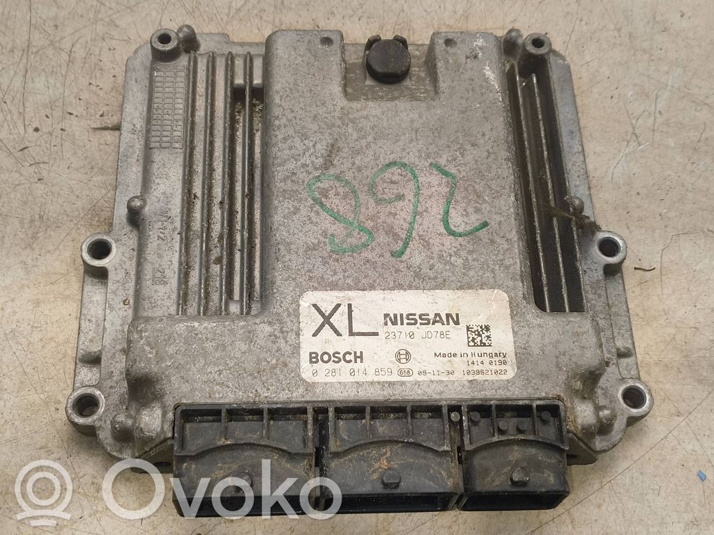 Nissan Qashqai Engine control unit/module 