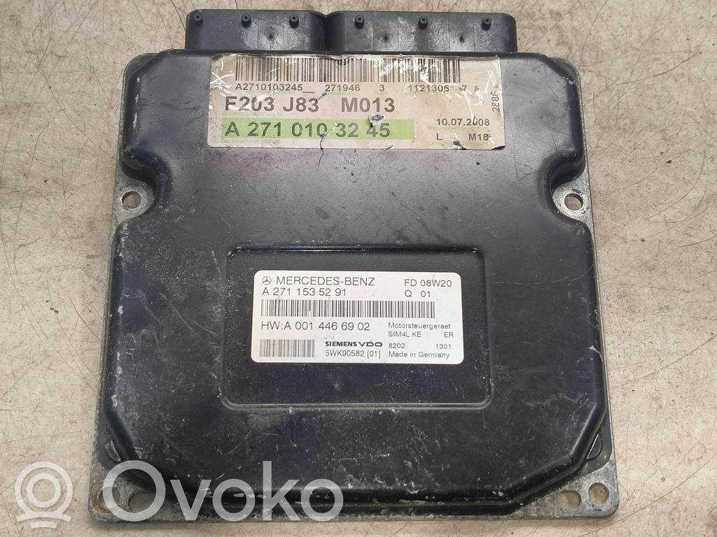 Mercedes-Benz CLC CL203 Engine control unit/module 