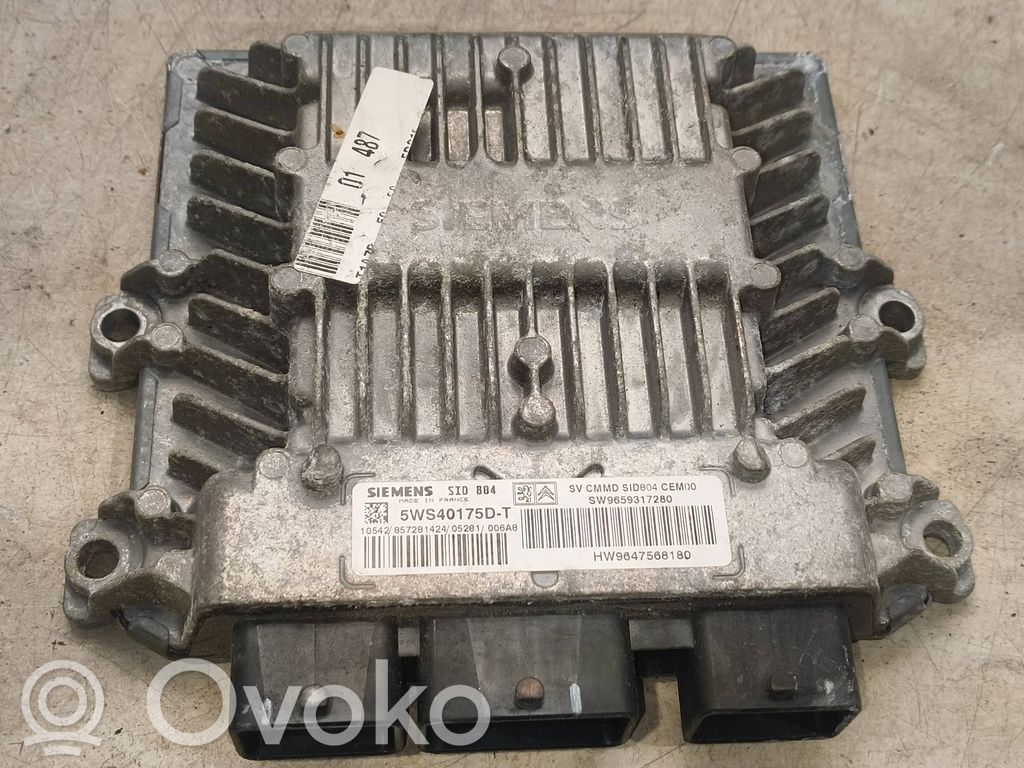Peugeot 1007 Engine control unit/module 