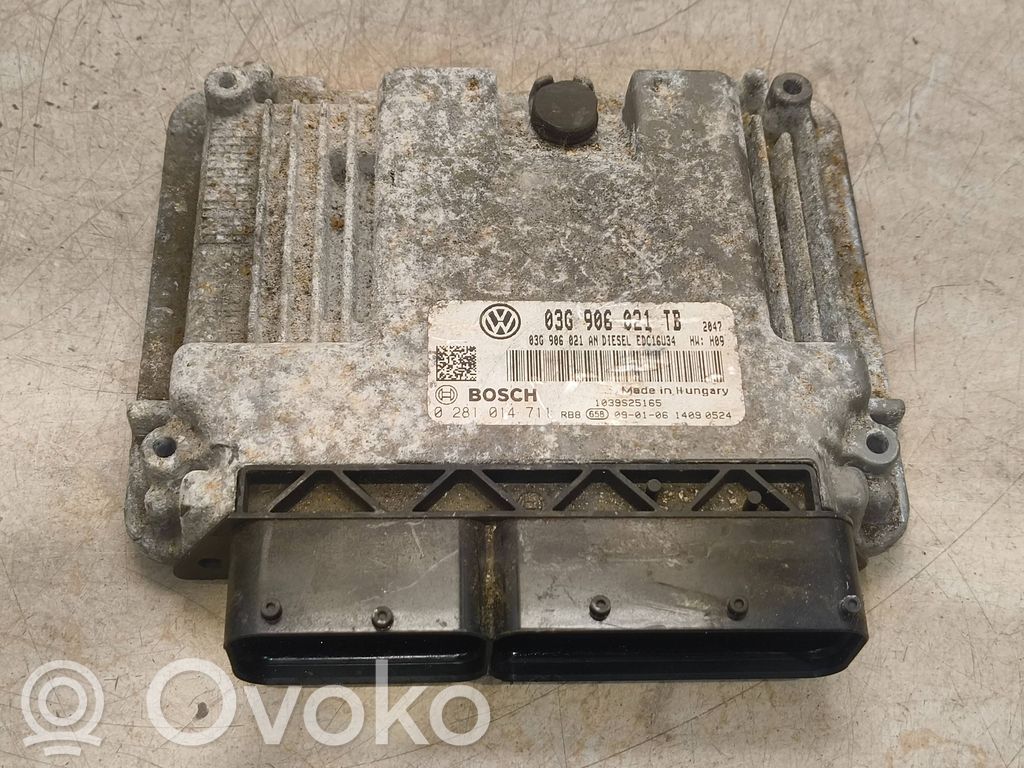 Skoda Superb B6 (3T) Engine control unit/module 