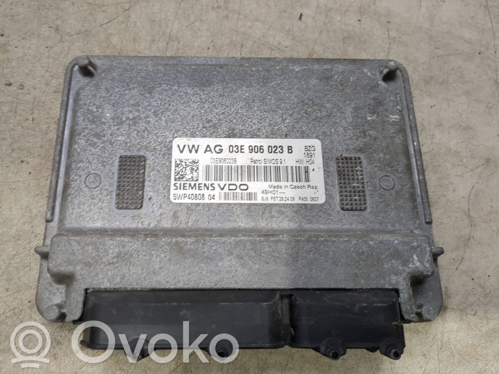 Engine control unit/module   03E906023B,5WP4080804