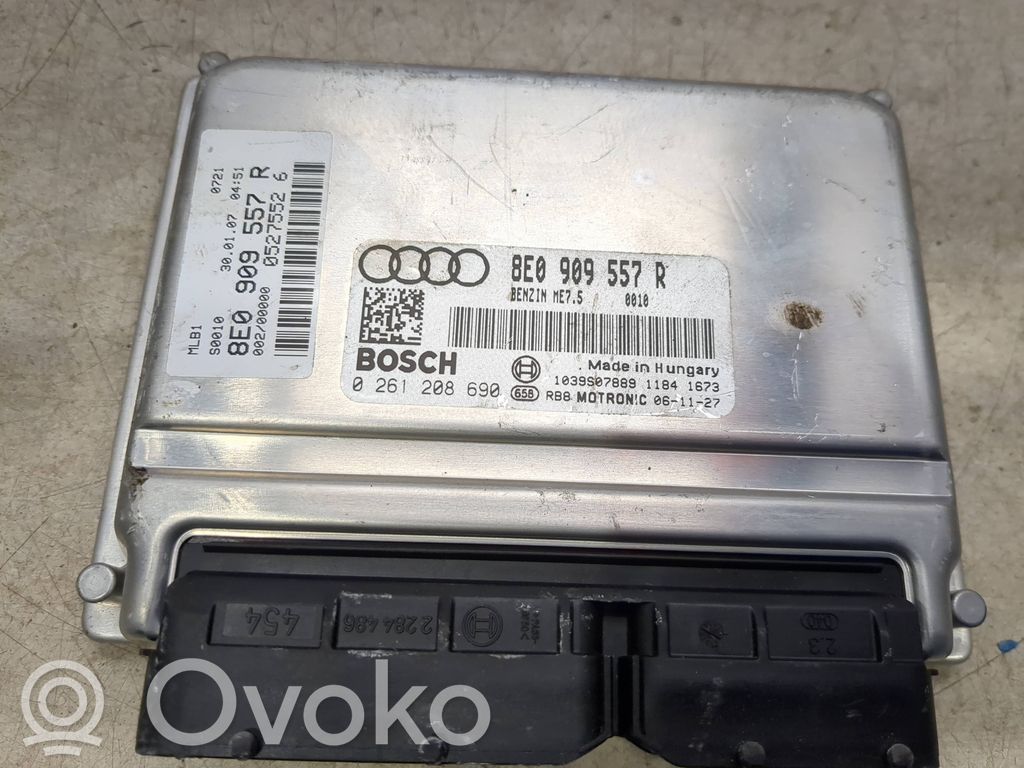 Engine control unit/module   8E0909557R,0261208690,1039S07889