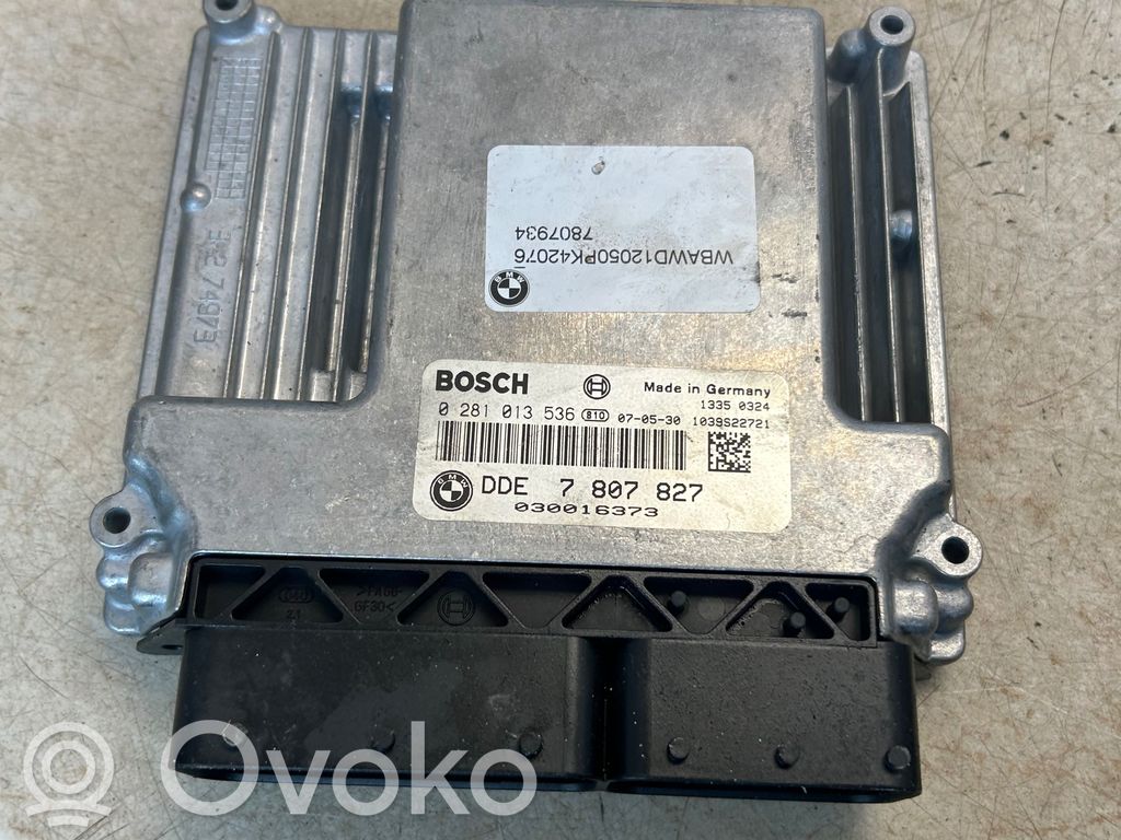 Engine control unit/module   0281013536,030016373,7807827