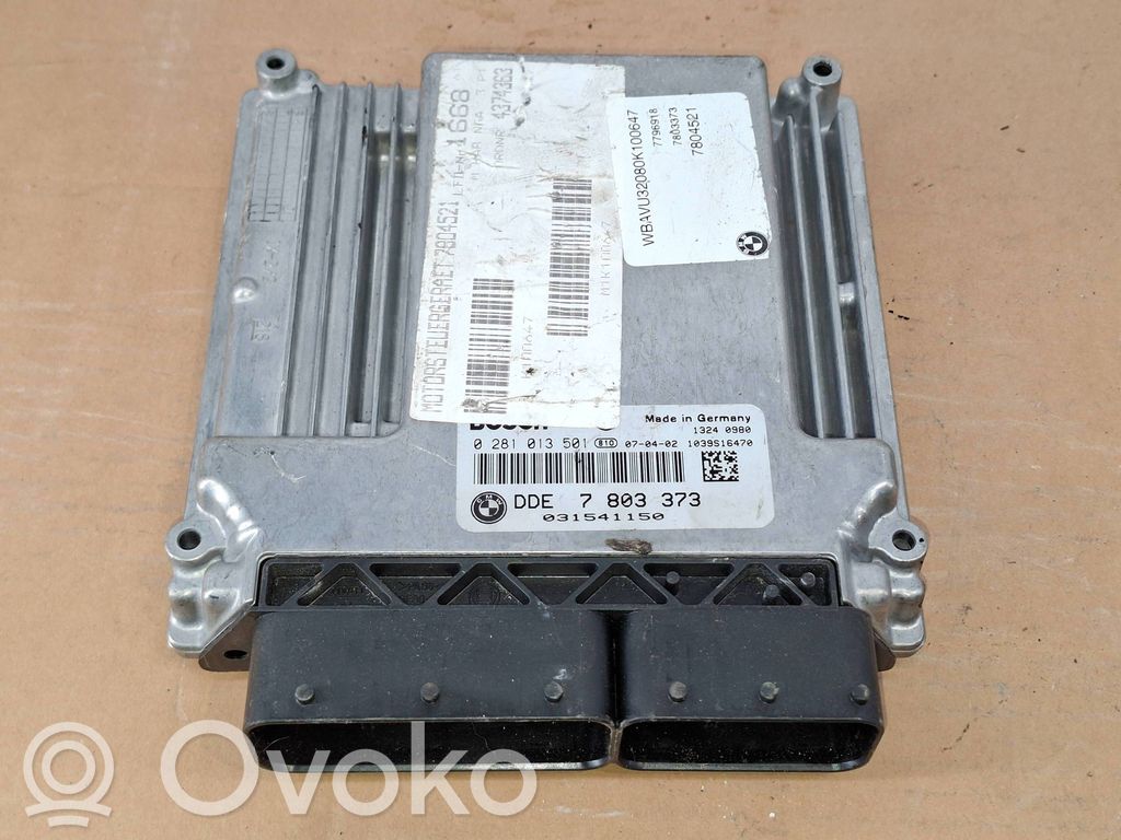 BMW 5 E60 E61 Dzinēja vadības bloks 