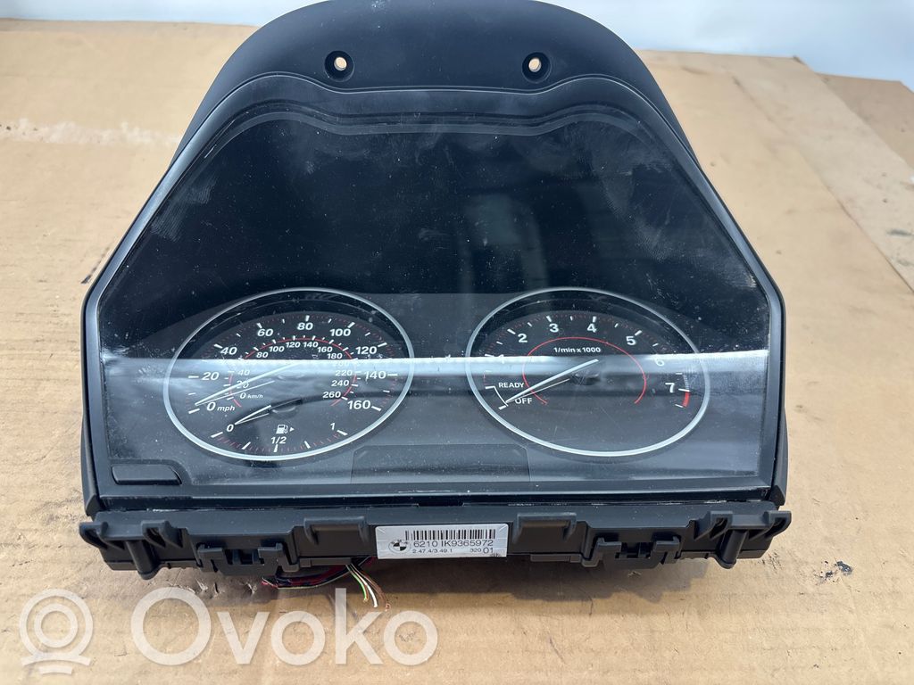 BMW 1 F20 F21 Speedometer (instrument cluster) 