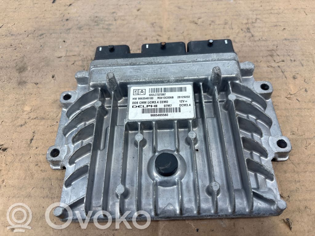 Engine control unit/module   9663548180,9665465580,R0413C006B