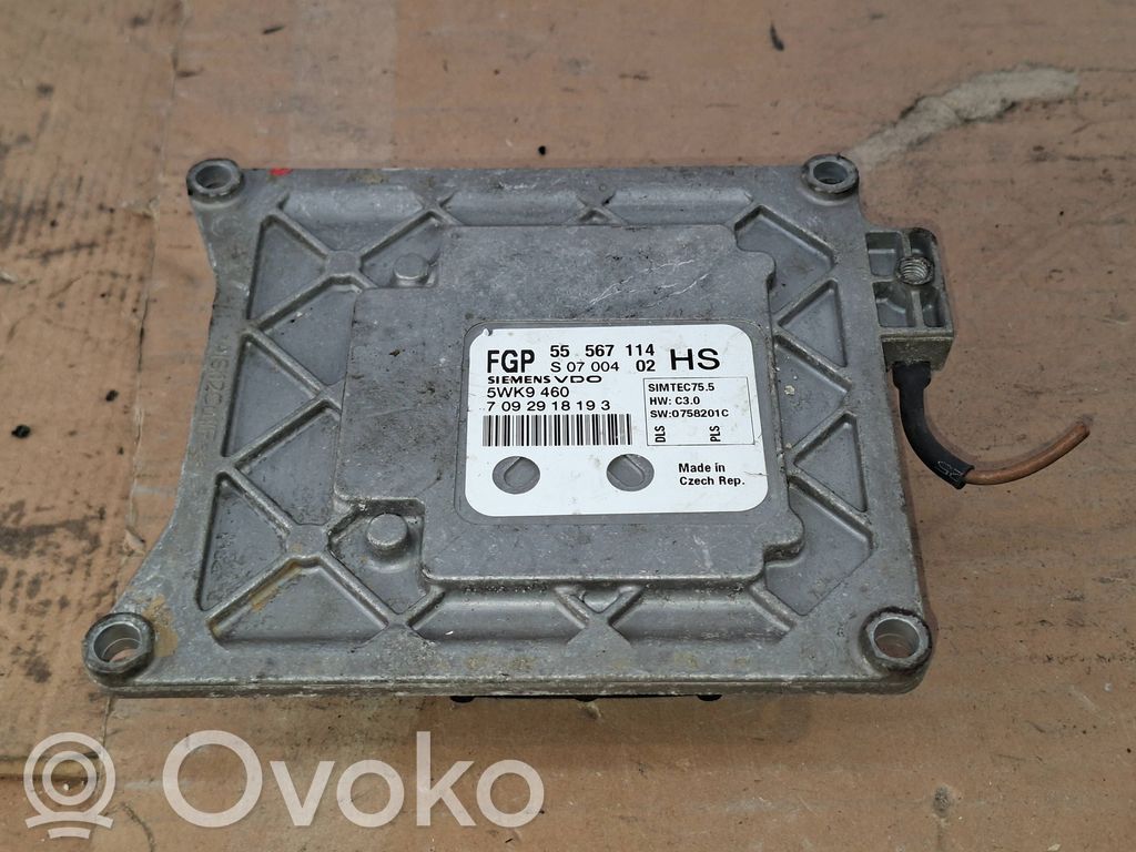 Opel Astra K Engine control unit/module 