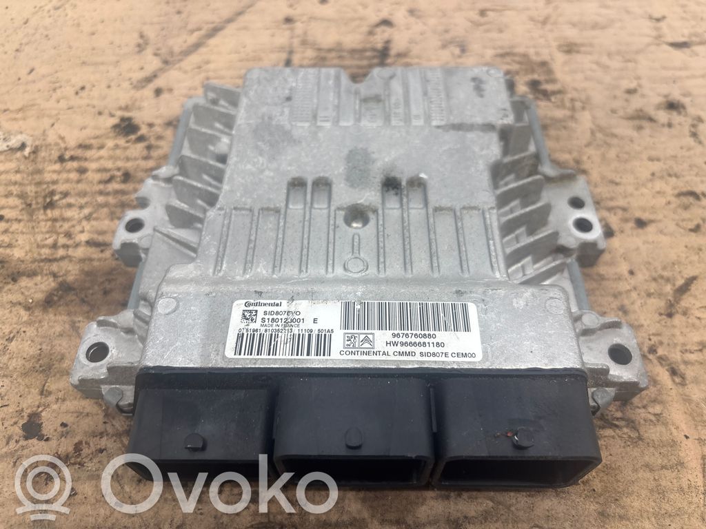 Engine control unit/module   S180123001,9676760880