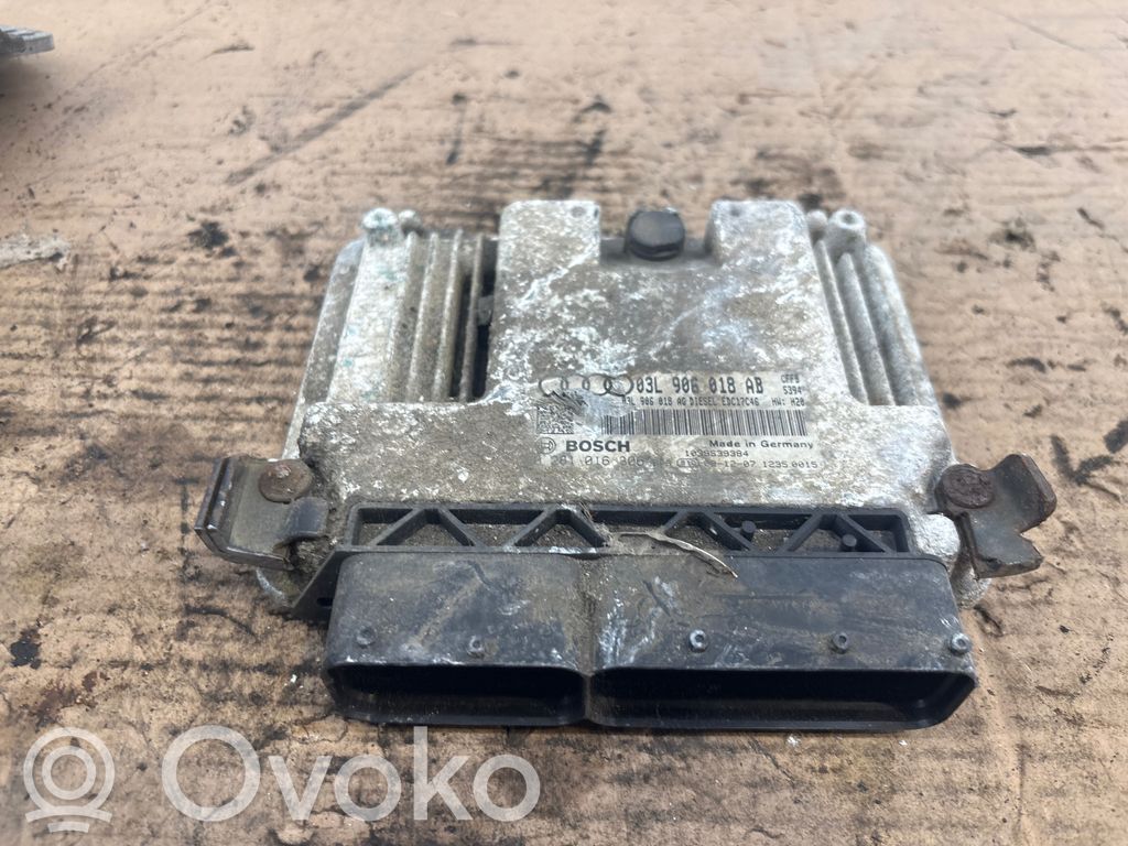 Engine control unit/module   0281016306,03L906018AG,03L906018AB