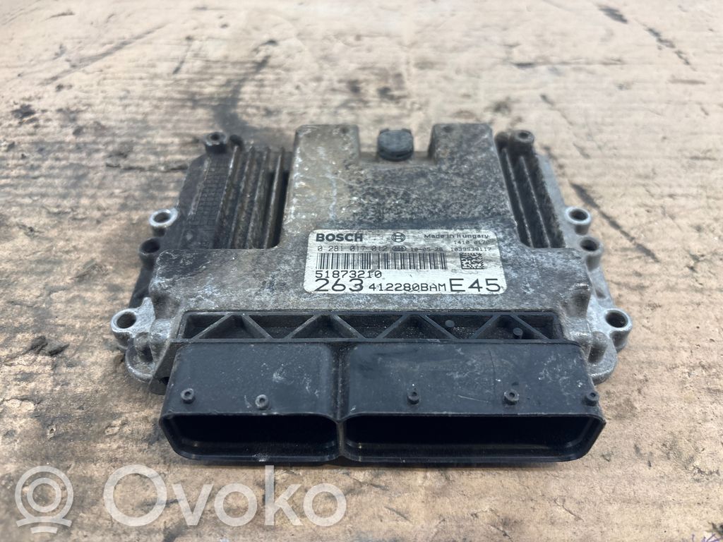 Engine control unit/module   0281017012,51873210,412280BAM