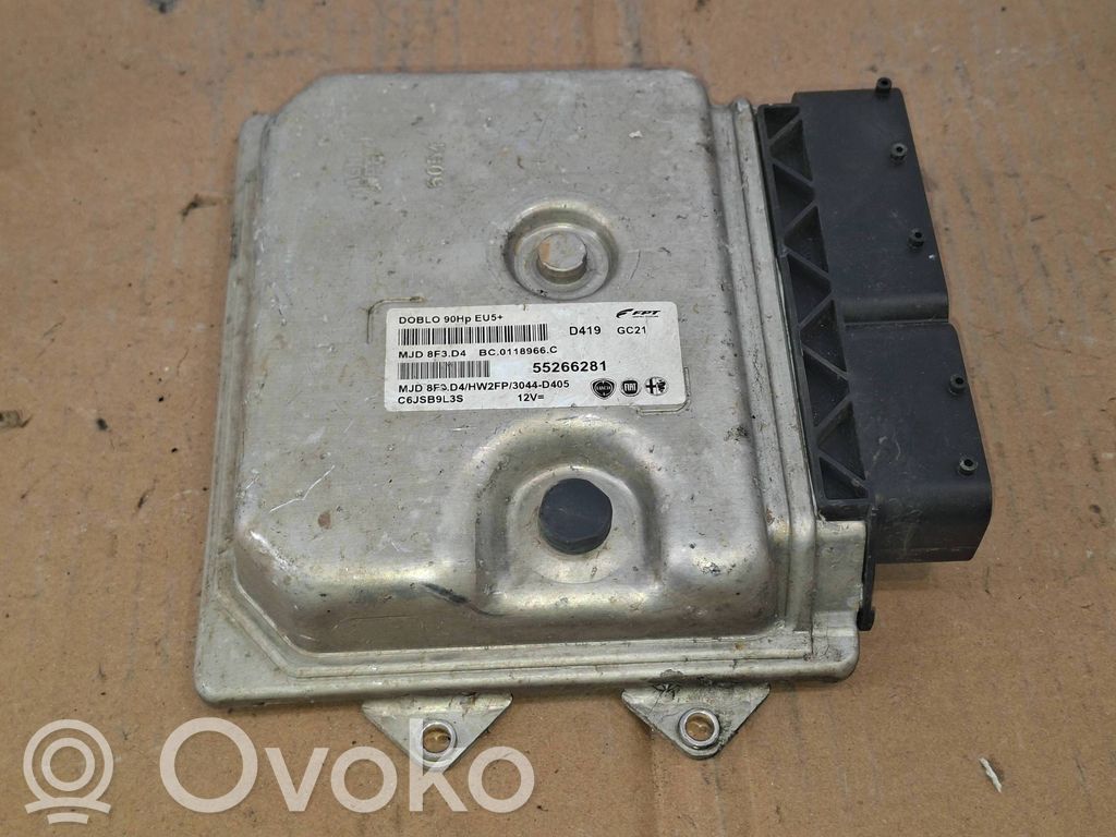 Fiat Doblo Unité de commande, module ECU de moteur 