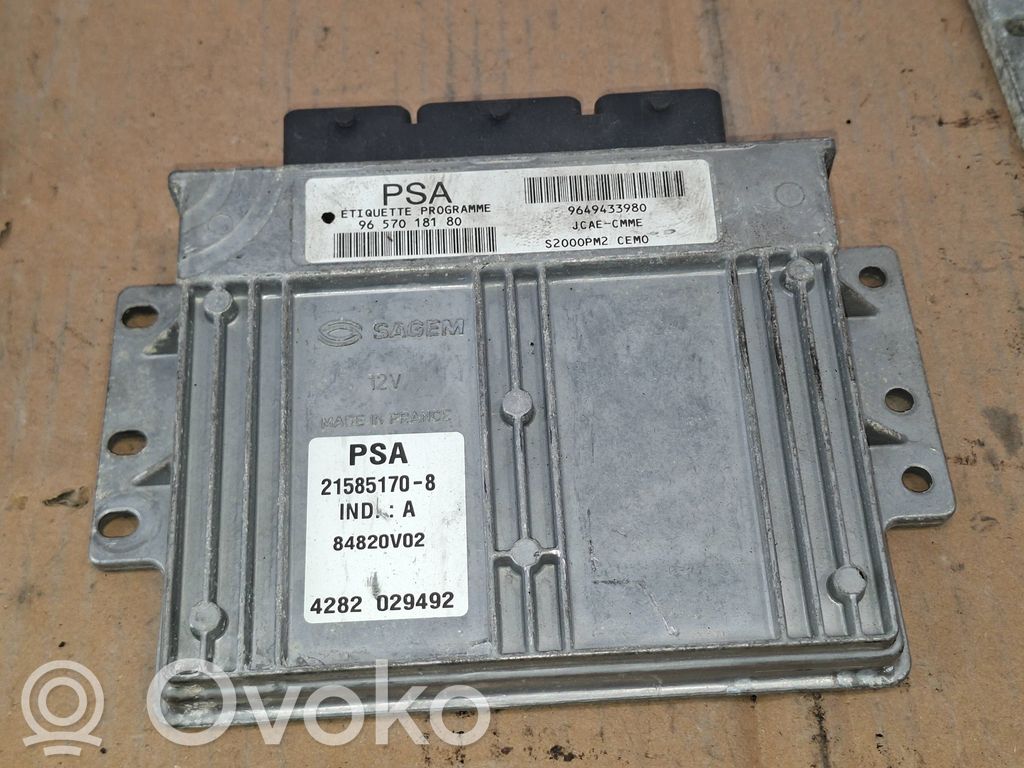 Citroen C3 Engine control unit/module 